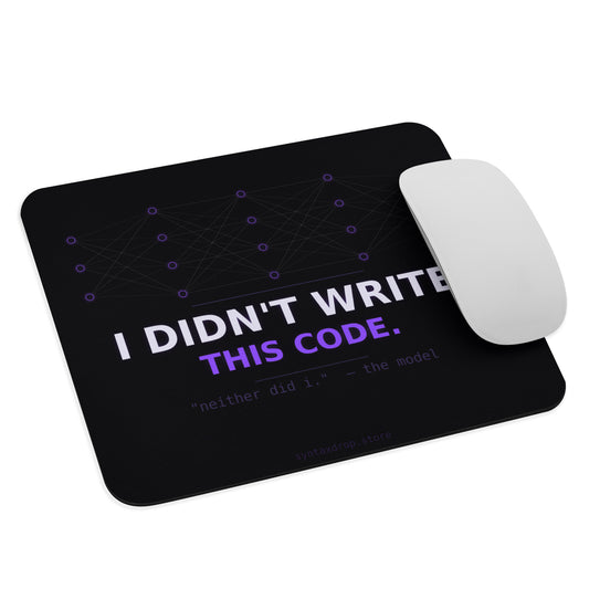 mouse pad for AI/ML engineer